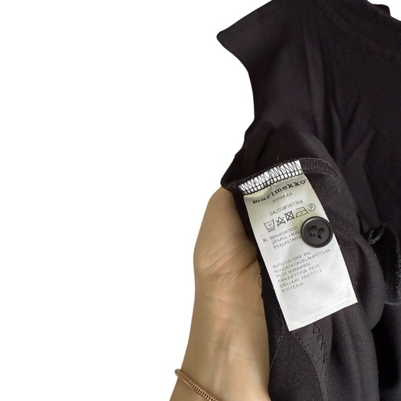 Marimekko Black Sheath Mini Dress Crew Neck - Picture 10 of 10